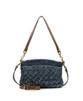 Arlee Crossbody - Washed Woven Denim