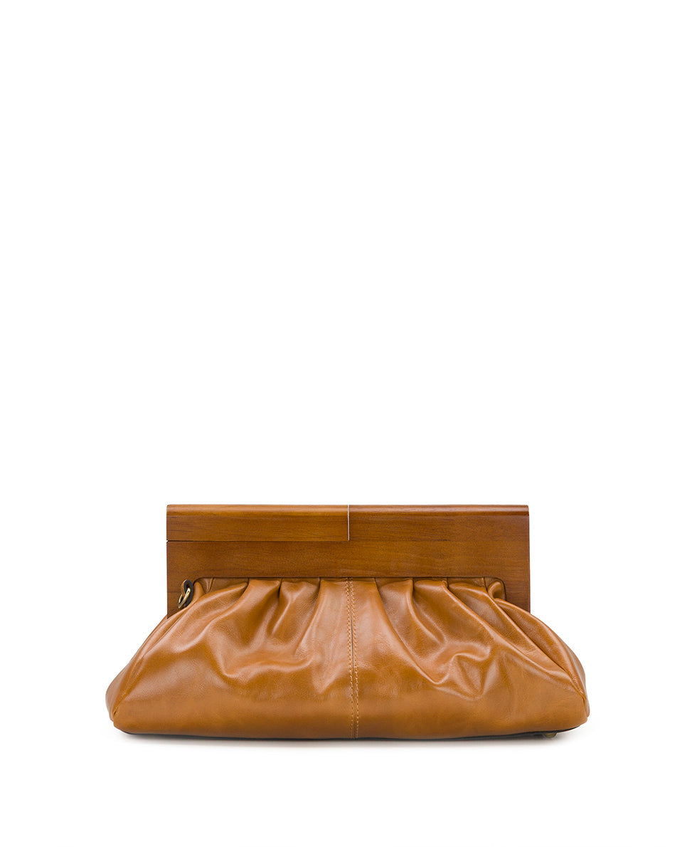 Appoline Wooden Frame - Vintage Glazed Leather