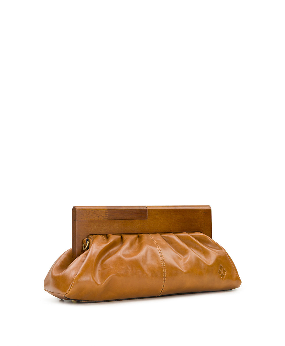 Appoline Wooden Frame - Vintage Glazed Leather