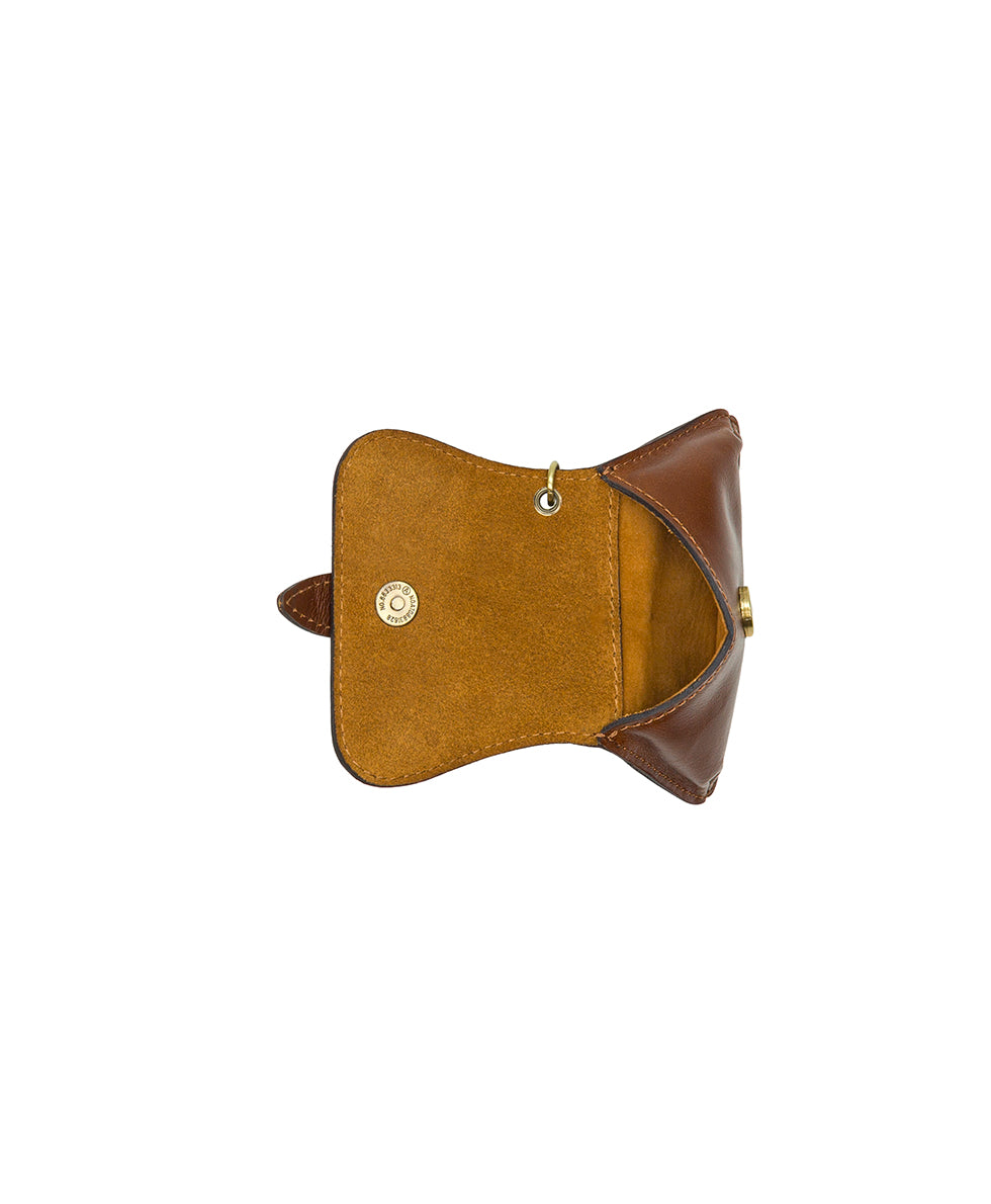 Anya Satchel With Hang Off | Suede Leather | Cognac