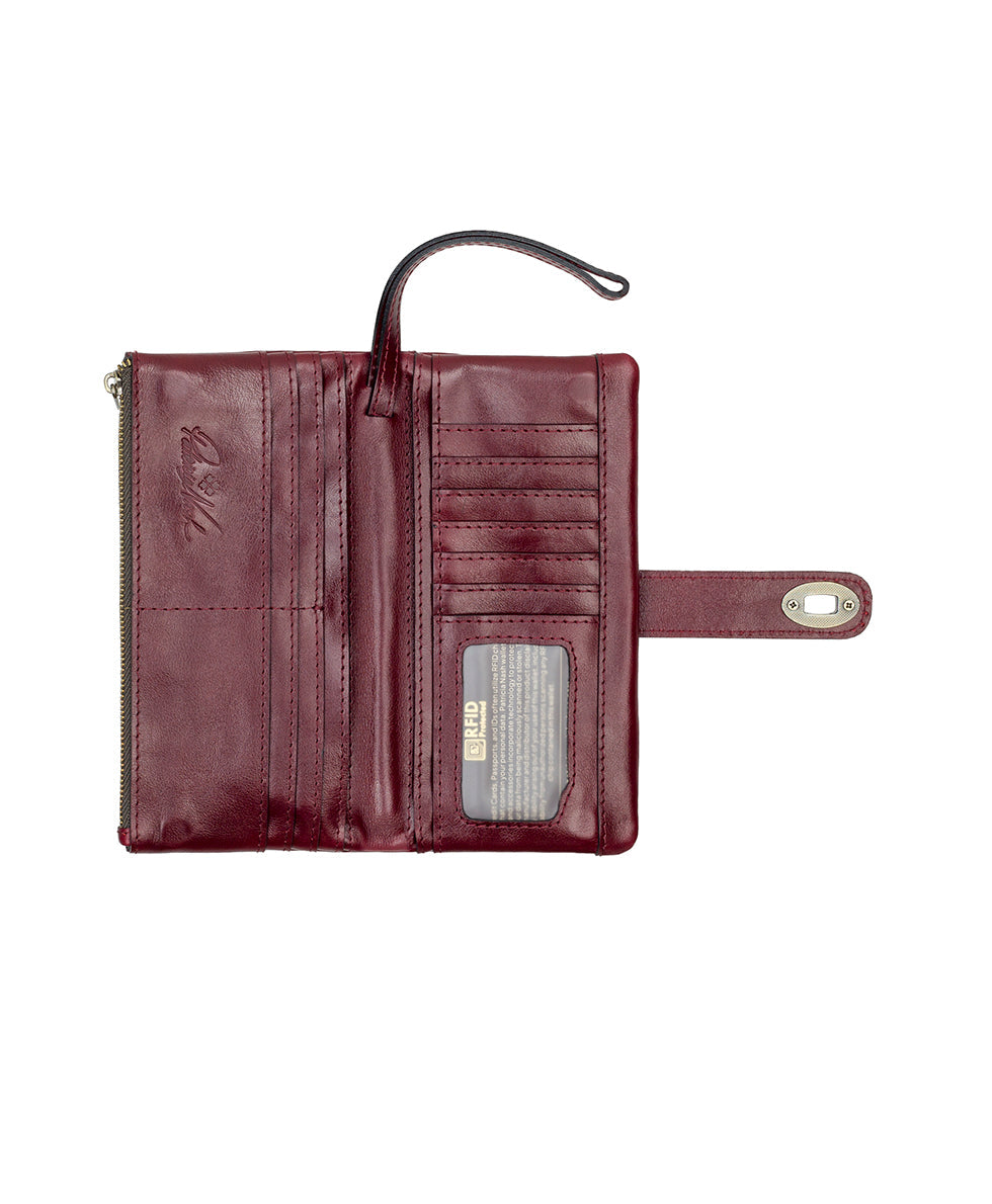 Annesley Wristlet - Vintage Distressed Leather