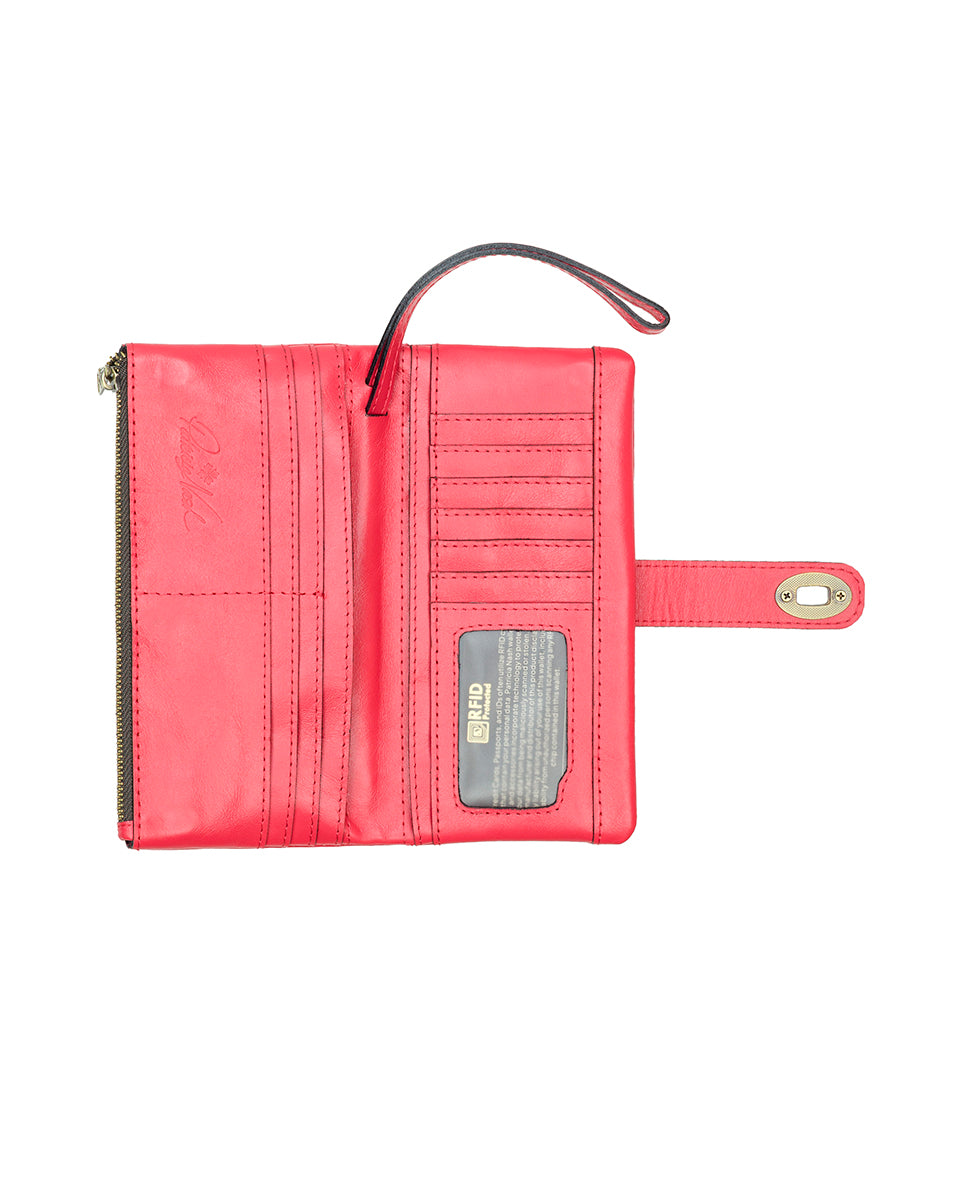 Annesley Wristlet - Vintage Distressed Leather