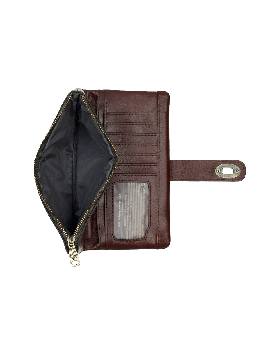 Annesley Wristlet | Brazilian Supple Tooled | Cognac