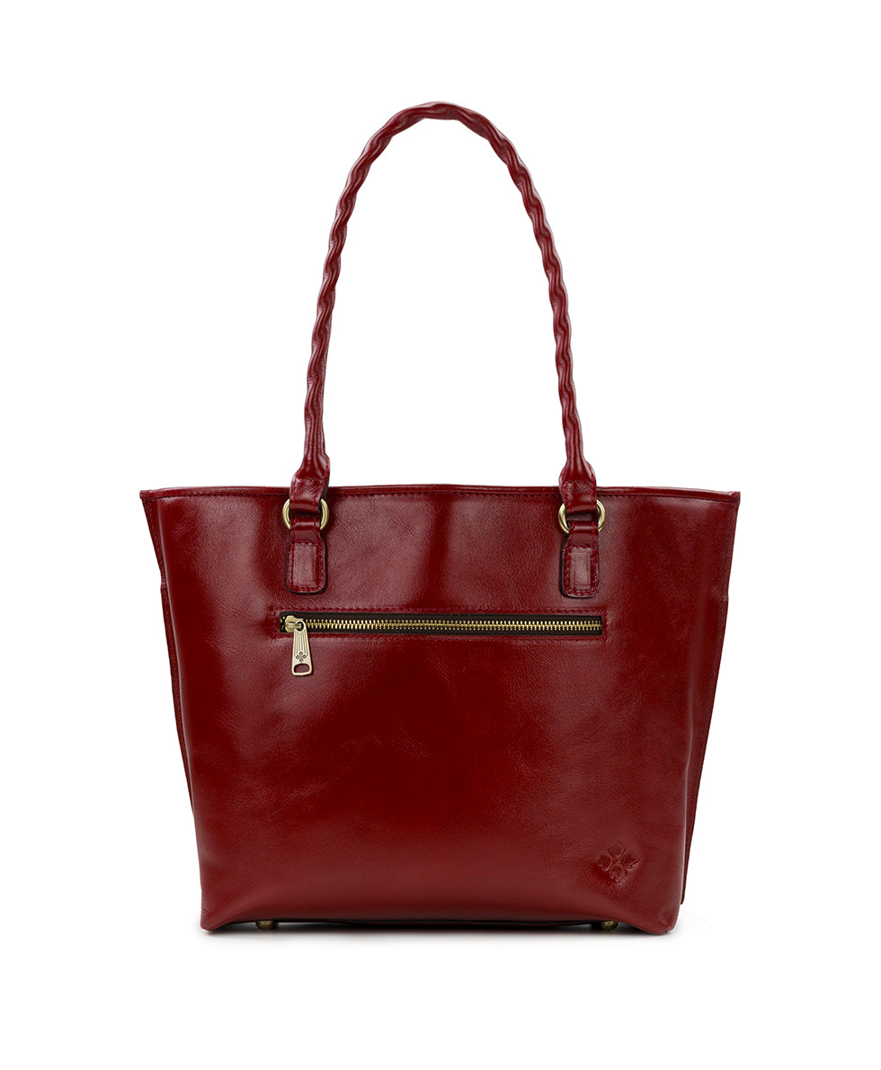 Adeline Tote - Burnished Cutout Tooled